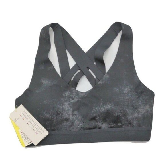 All in Motion Womens Sports Bra Strappy Back Bonded Med Support Black Small NEW - Picture 9 of 10